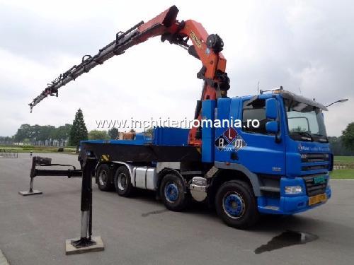 Inchiriez Camion cu Macara PK 72000, brat 28 m, capacitate 22 to.