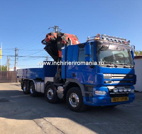 Inchiriez autocamion cu Macara PK 72000, 