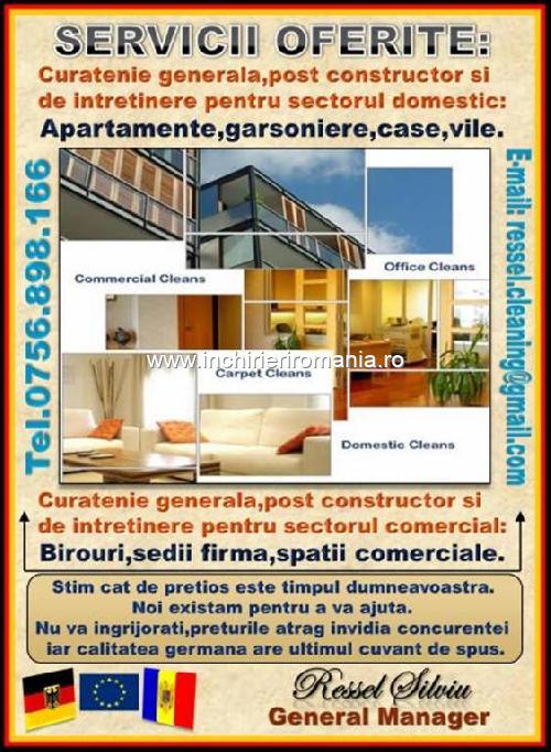 Inchiriere Firma de Curatenie R.S Cleaning Piatra Neamt